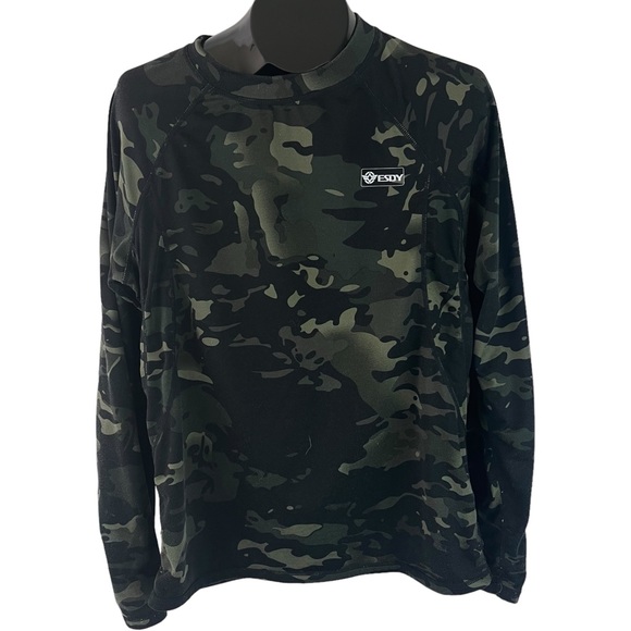 ESDY Long Sleeve Workout Shirt Size XL - Picture 10 of 10